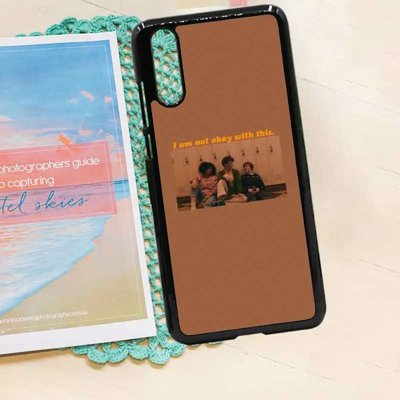 

I am not okay with this TV series Phone Case PC for iPhone 11 12 pro XS MAX 8 7 6 6S Plus X 5S SE 2020 XR