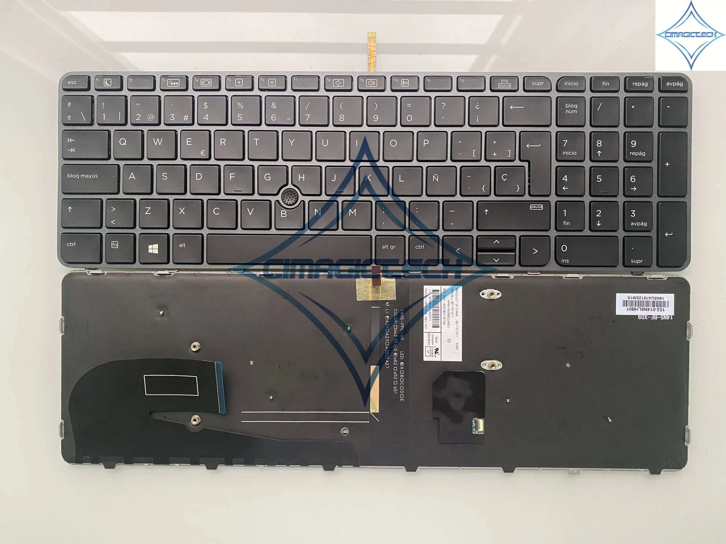 

NEW For HP EliteBook 850 G3 850 G4 755 G3 755 G4 ZBook 15u G3 G4 LA LATIN SP Spanish Laptop Notebook Keyboard 821157-071