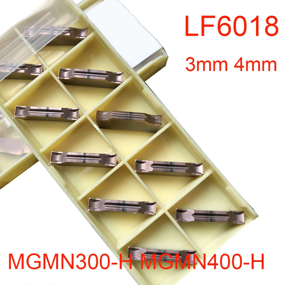 

MGMN300-H LF6018 MGMN400-H LF6018 CNC Grooving Carbide Insert MGMN 3mm 4mm Turning Tools lathe Cutting tool For Stainless Steel