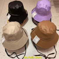 a cold wall bucket hats men women 4 colors long drawstring a cold wall caps high quality nylon high street acw logo hats
