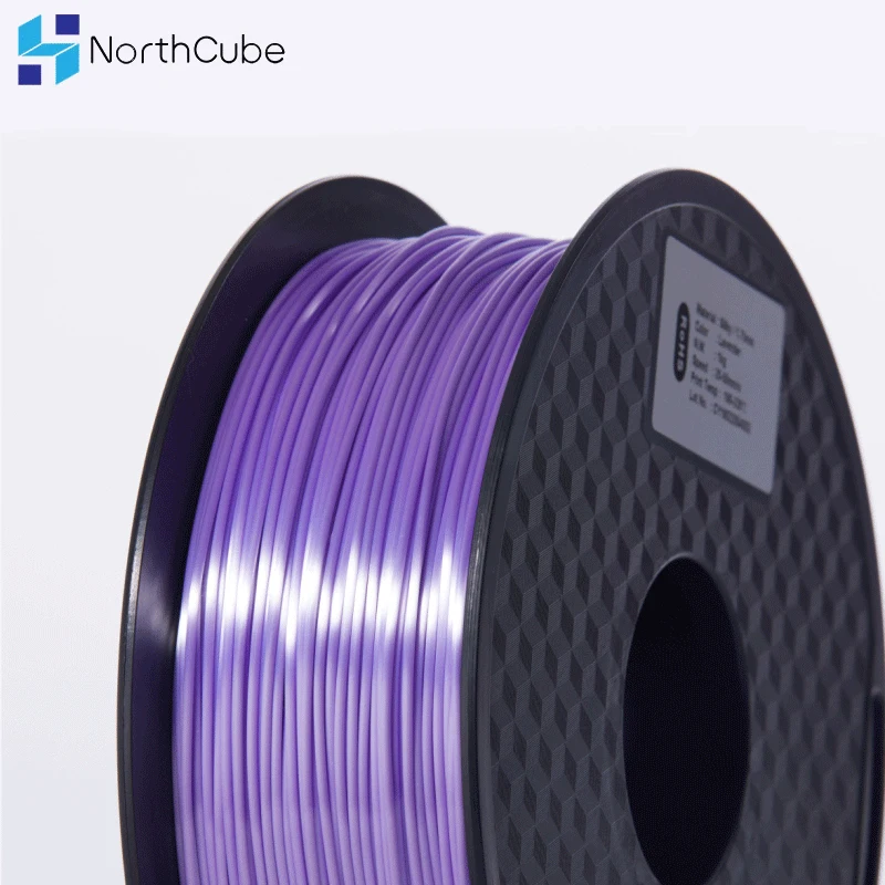 NorthCube 3D печатаный шёлк PLA нити принтеры 1 75 мм кг подобный шелку серии бледно