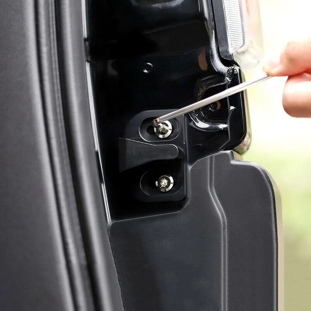 

Aluminum Alloy Door Tailgate Stopper Black Car For Toyota FJ Cruiser XF10 2007-2020 Rear 1pc Brand New