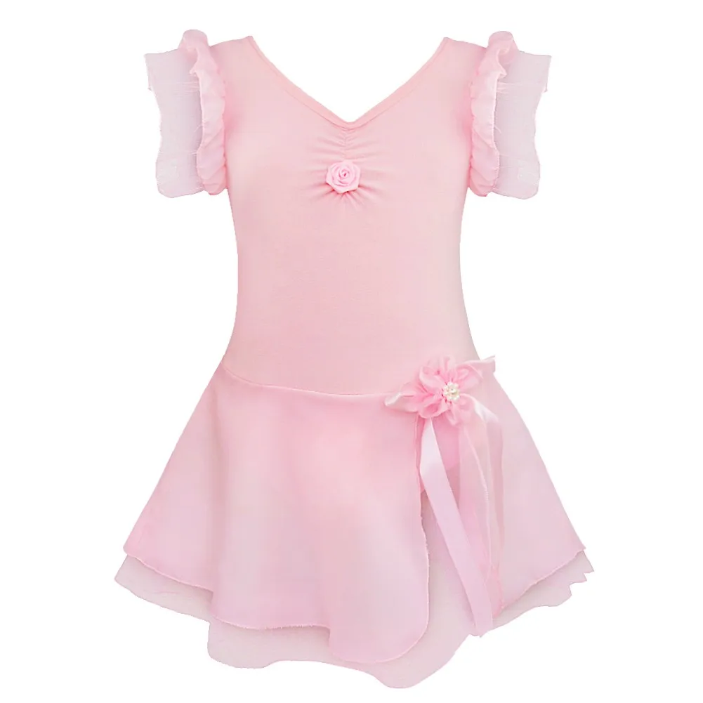 

Kids Girls Ballet Dance Dress Gymnastics Leotard Tutu Dancewear Stage Performance Fancy Dress Party Costume Girl Ballerina Dress