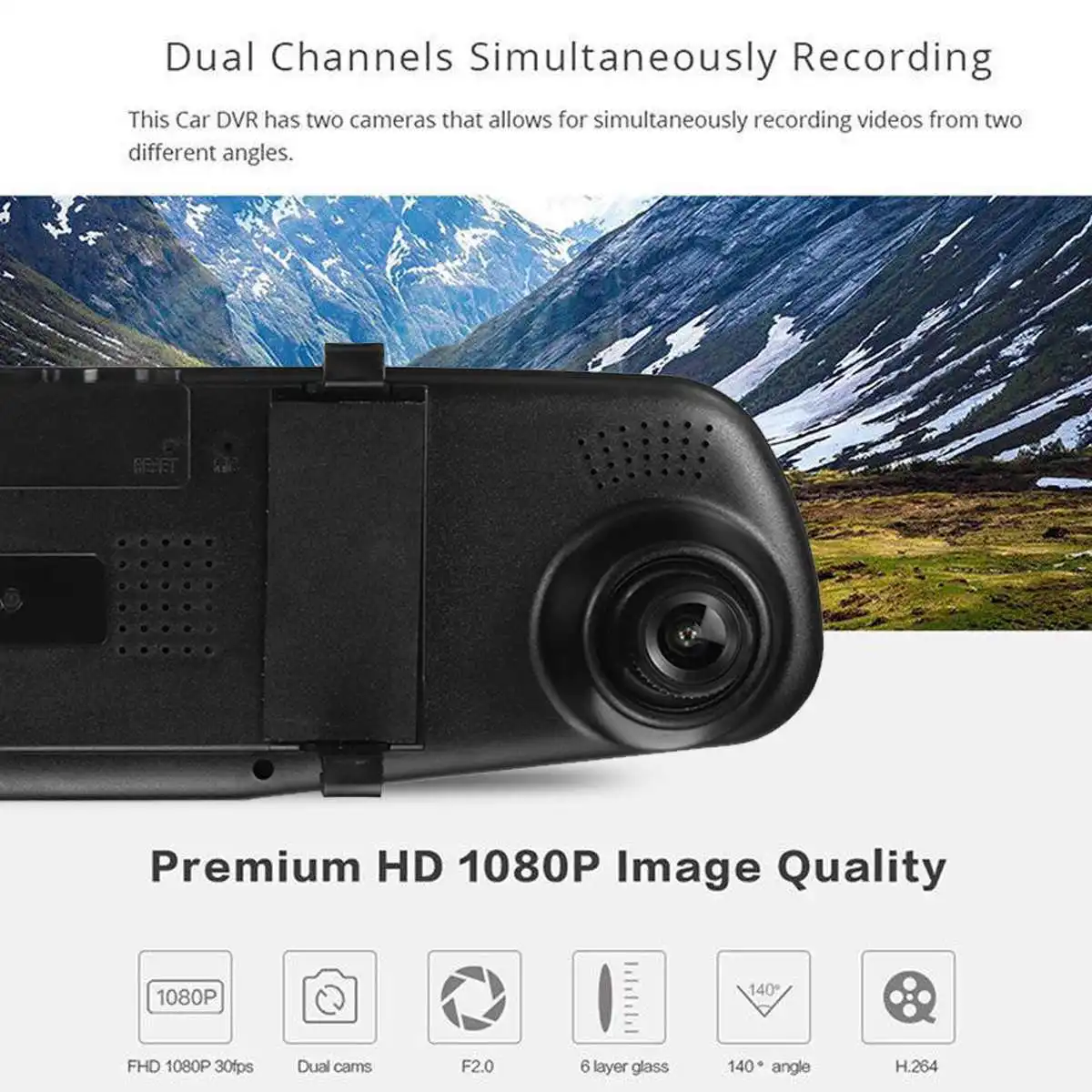 Full HD 1080P Автомобильный видеорегистратор камера регистратор данных 4 3/3 5 дюйма