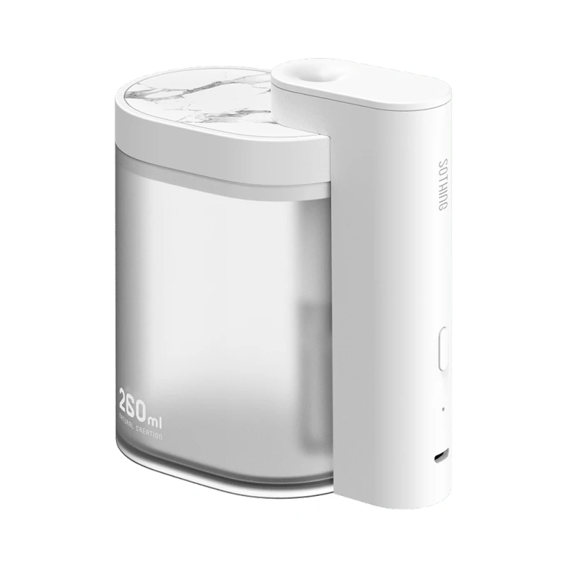 White XIAOMI MIJIA SOTHING Настольный увлажнитель воздуха Арома трансляции ароматерапия диффузор эфирное масло теплый туман чайник тихий - Цвет: White