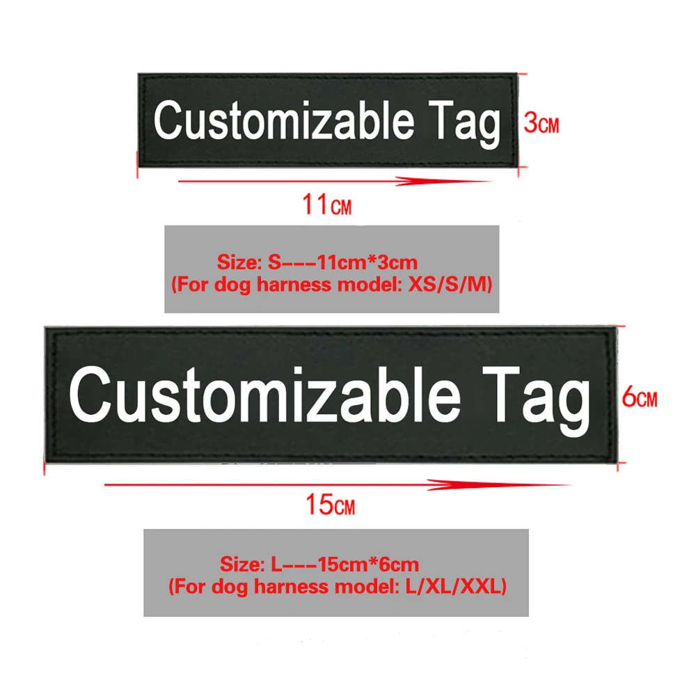 K9 Dog Harness Vest Customized Name Label Dogs Reflective Adjustable for Small Medium Large Custom ID Accessories | Дом и сад