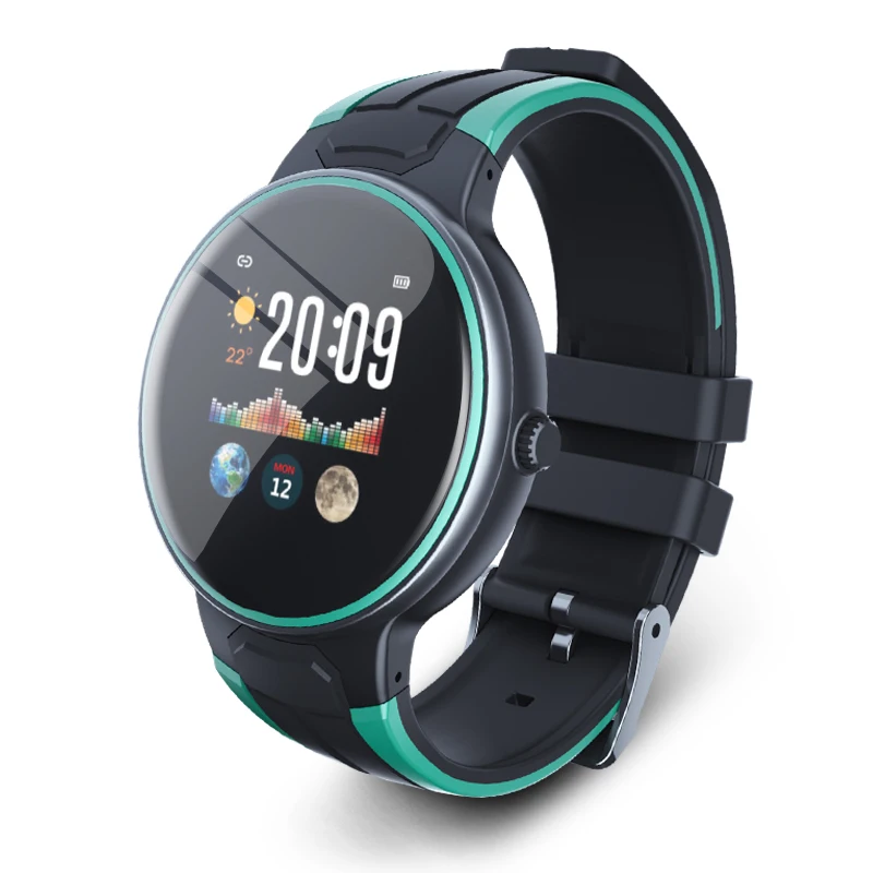 black green Longet Z8 спортивный умный Браслет Полный сенсорный кровяное давление кислородный фитнес-браслет монитор сердечного ритма IP67 Мужские Женские умные часы - Цвет: black green