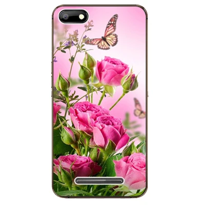 Силиконовая задняя крышка из ТПУ с полной защитой для телефона BQ 5020 чехол