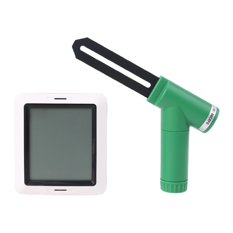 

Wireless Soil Moisture Tester Hygrometer Time with Display Greenhouse Garden Plant Moisture Monitor Sensor 433Mhz