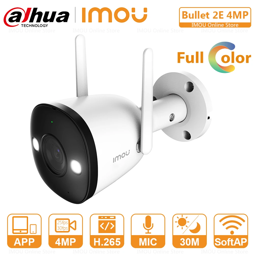 Dahua Imou 4 МП Wifi ip-камера Smart Color Night Vision Двойная антенна мягкий режим AP IP67 всепогодный