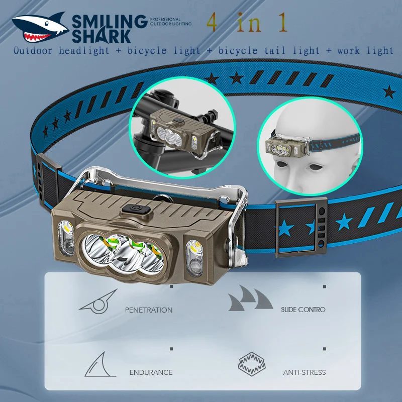

Фонарь налобный светодиодный с индикатором заряда, 3500 лм, 18350 мА · ч