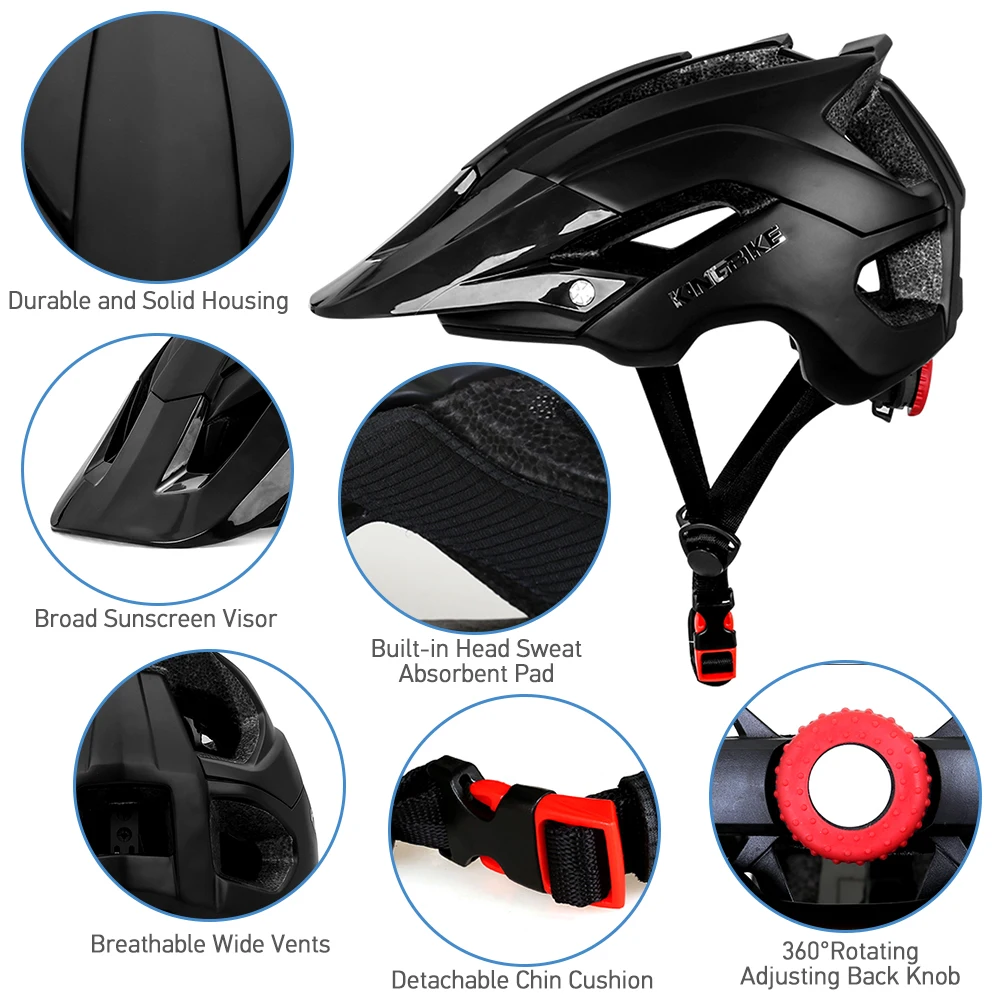 KINGBIKE Новый MTB дорожный велосипедный шлем цельно отлитые мужские и женские
