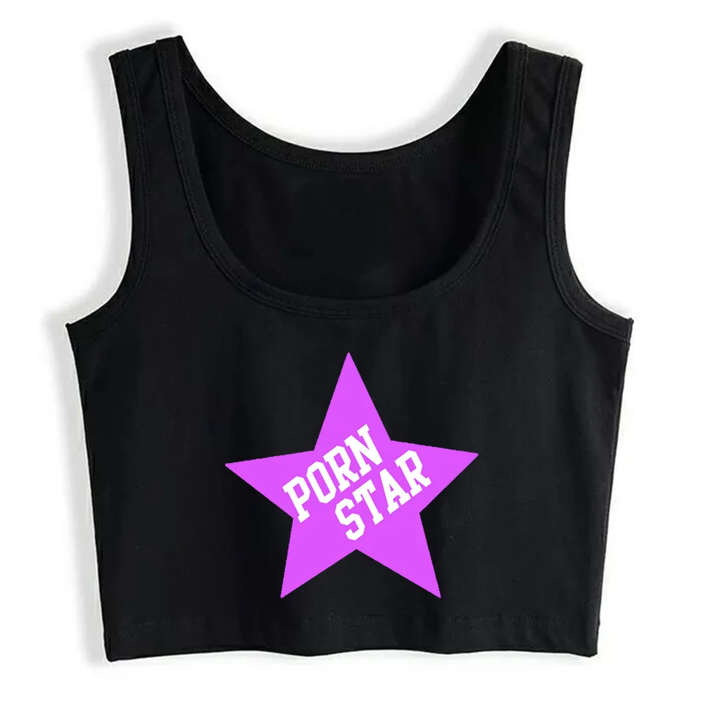 Crop Top Women Pornstar Harajuku Emo Aesthetic Grunge Tank Top Female Clothes