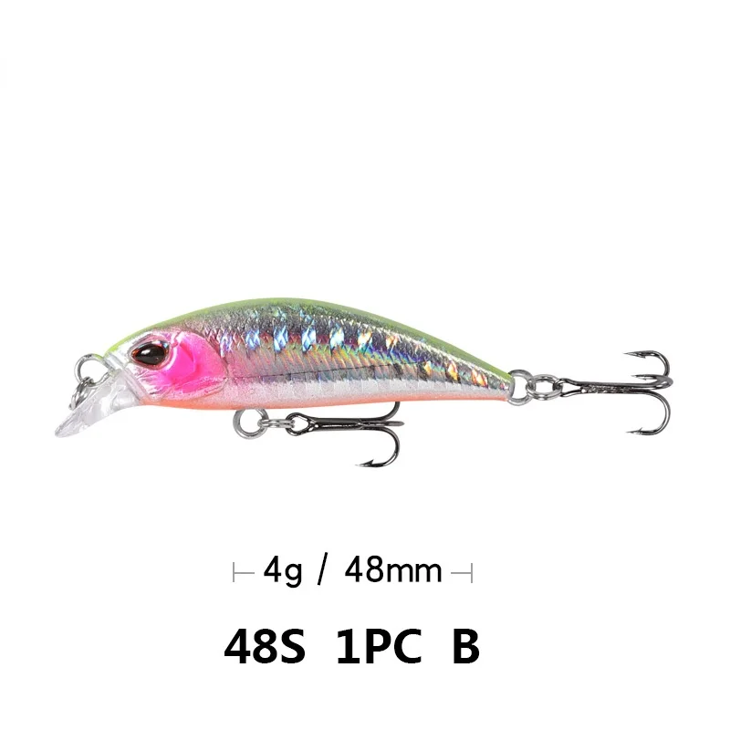 Новый цвет 50S 5 см 5g Тонущая блесна рыболовная приманка для взлома искусственный