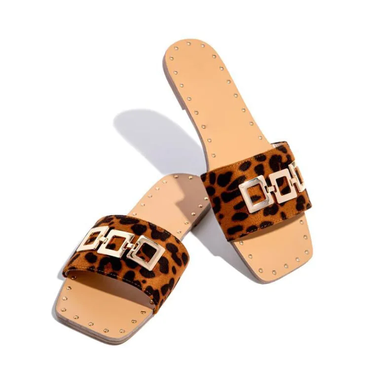 

2021 Summer Plus Size Slippers Woman Shoes Sequins Rhinestone Flat Open Toe Flip Flops Woman's Slipper