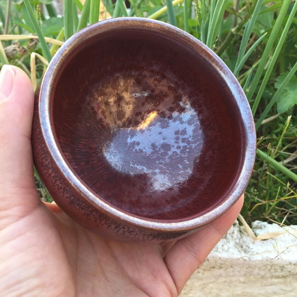 

Керамическая чайная чашка JIANZHAN 5 шт./компл., чайная чашка из Китая с изменением обжига, натуральная глазурованная керамическая домашняя чайн...