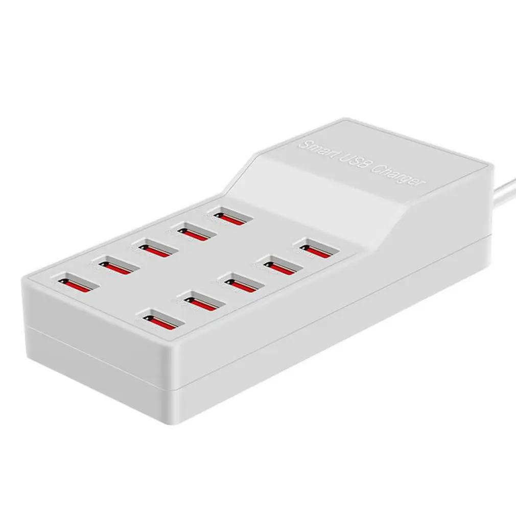 USB Смарт зарядное устройство 10 портов концентратор Быстрая зарядка станция