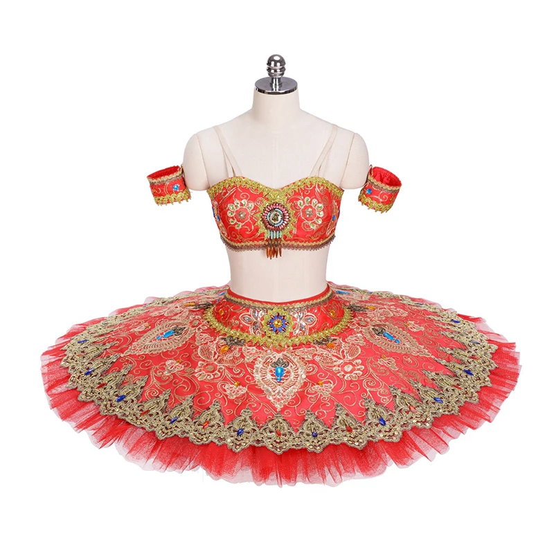 Сценический костюм La Bayadere профессиональная балетная пачка Gamzatti BT697 из двух