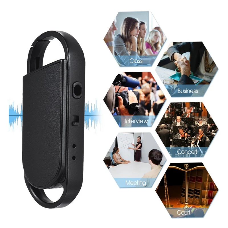 Цифровой диктофон Caneta Espia 8 Гб Mini Gizli Gravador de Audio профессиональное устройство звукозаписи MP3-плеер Диктофон