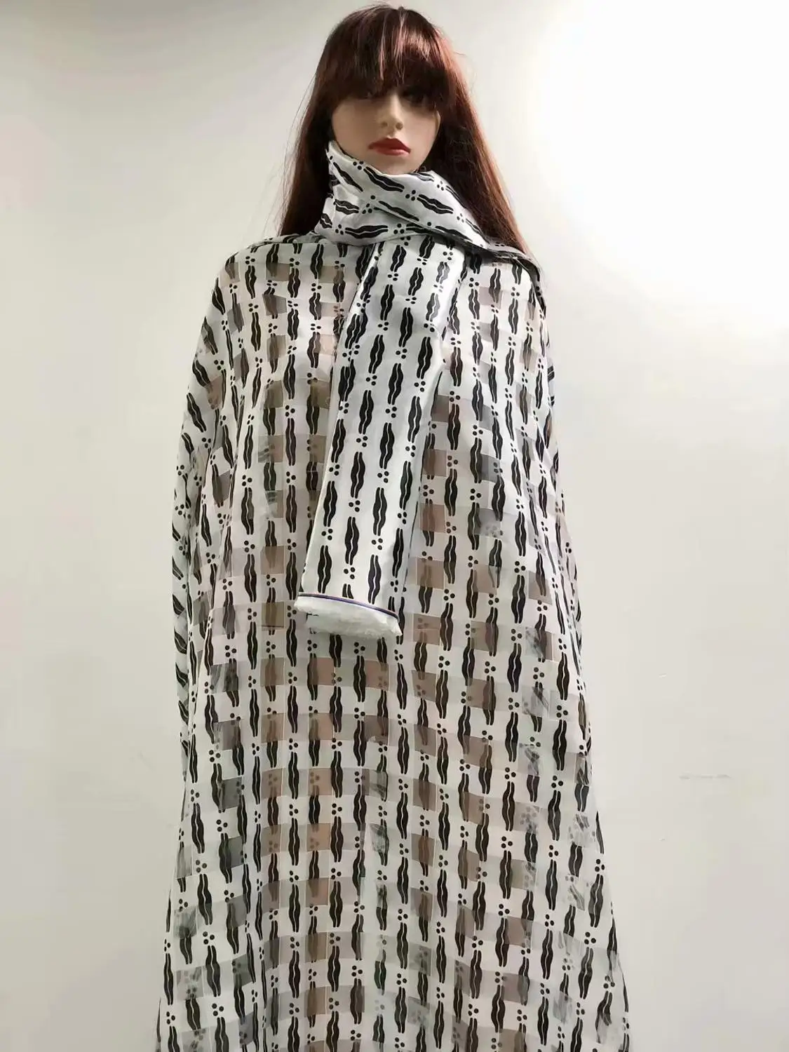 Органза шелк воск африканская ткань лента мягкий материал хит продаж