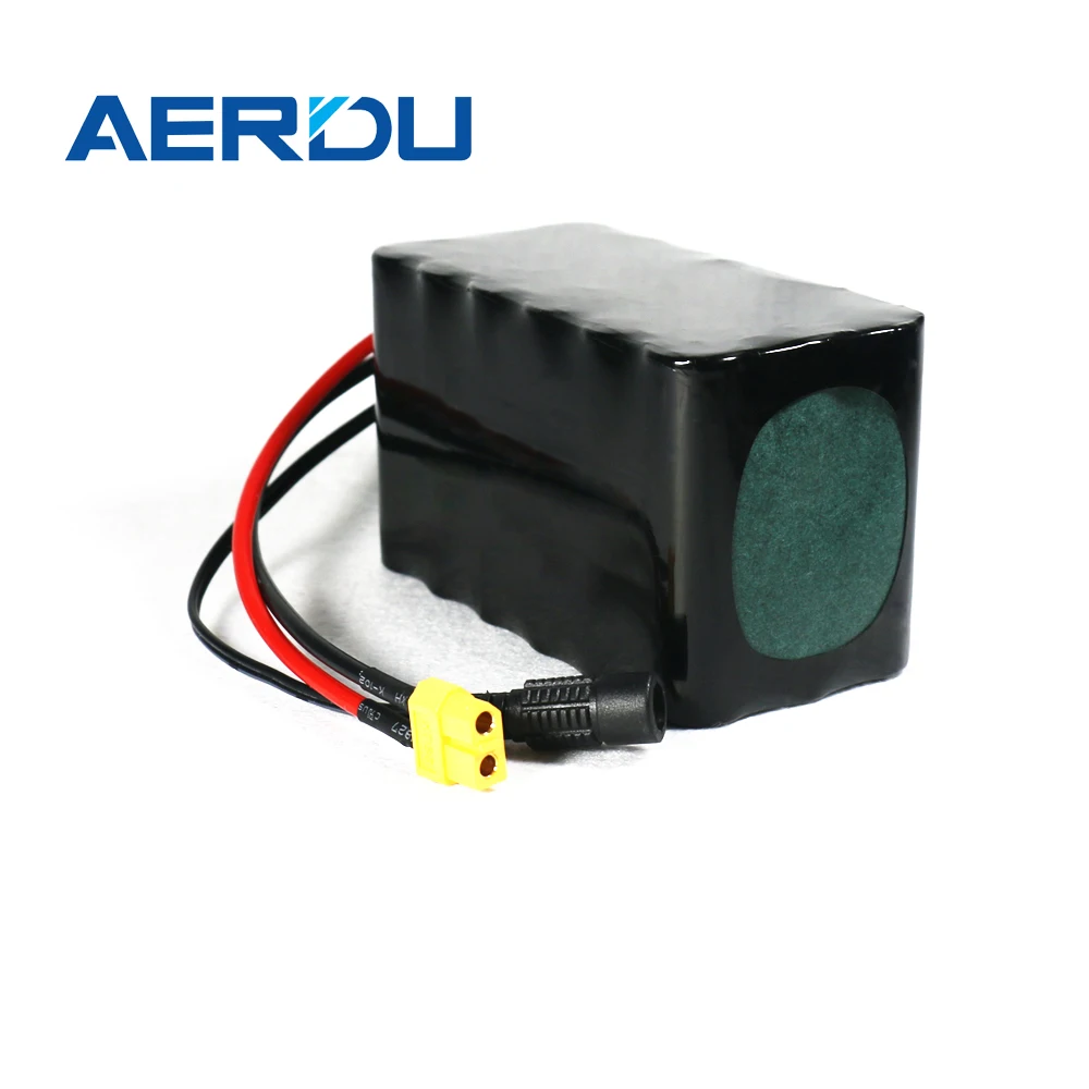 

AERDU 11.1V 3S6P 21Ah 18650 Rechargeable Li-ion Battery Pack 3500mAh Cells Support 350W Bicycle Electric Scooters WITH 40A BMS