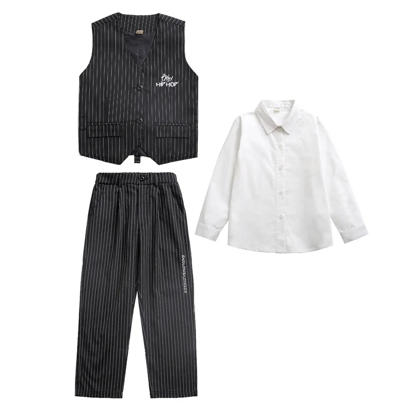 

Boys' hip-hop clothes, sleeveless striped coats, shirts, judo street clothes, boys' and girls' pants, jazz dance clothes