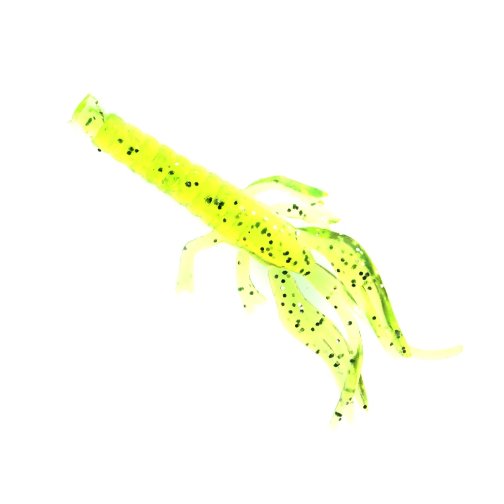 

Pack of 10 Bionic Shrimp Prawn Soft Fishing Lure Bait Fishing Tackle Perch Jig