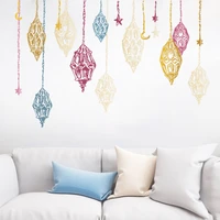 creative chandelier wall stickers bedroom decor tv sofa backdrop wall decals art home decoration accessories for living room
