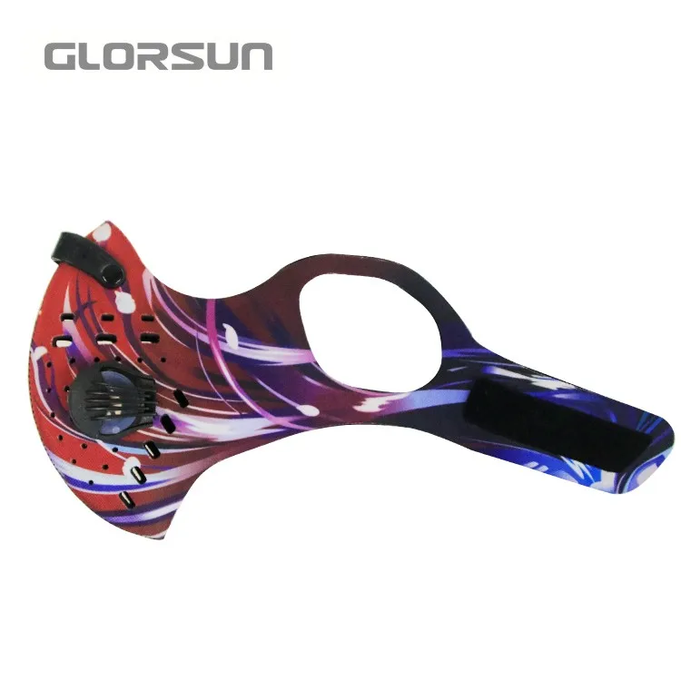 005I008 GLORSUN маска от пыли n99 неопреновый смог туман мотоцикл езда лицо рот пользовательский n99 воздушный фильтр анти запах дым Пылезащитная маска - Цвет: 005I008
