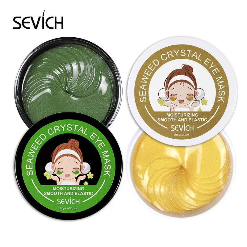 

Sevich 60 шт глаз маски-патчи Антивозрастная удаление! Убирает темные круги под глазами увлажняющая маска для глаз, с украшением в виде кристалл...
