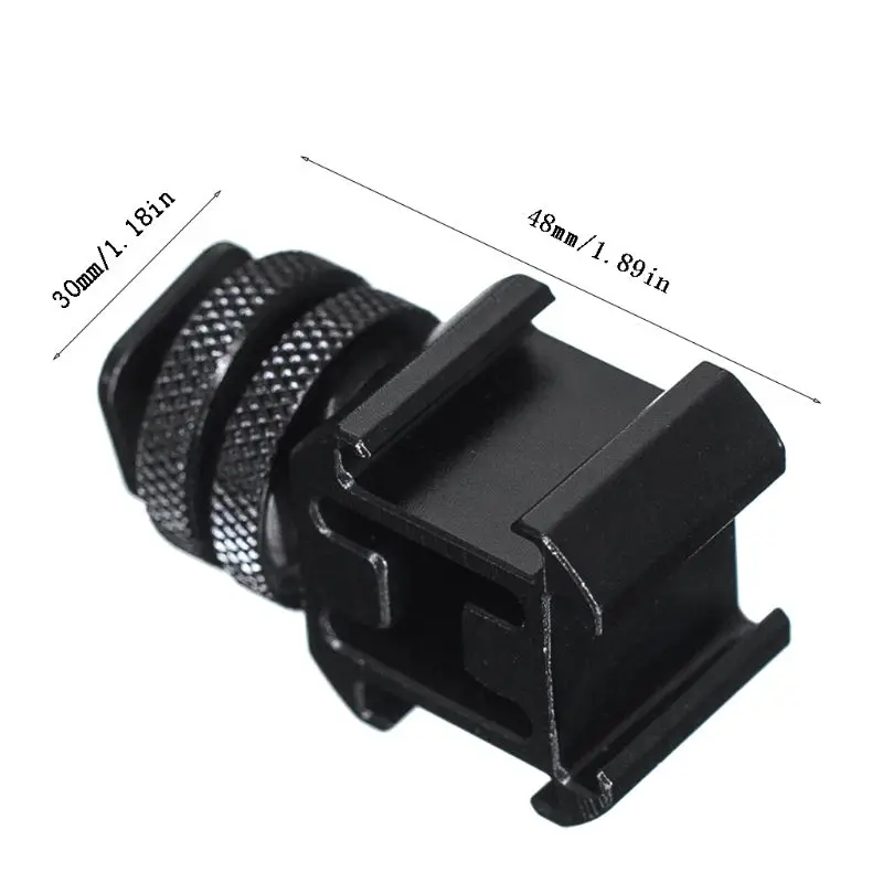 3 крепления адаптер для горячего башмака двойные винты кронштейн держатель