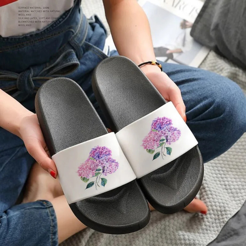 

Home Women Slippers fashion Flowers Sandals Shoes for woman Summer Slipper Indoor Flip-flops Beach Shoes Female Slippers