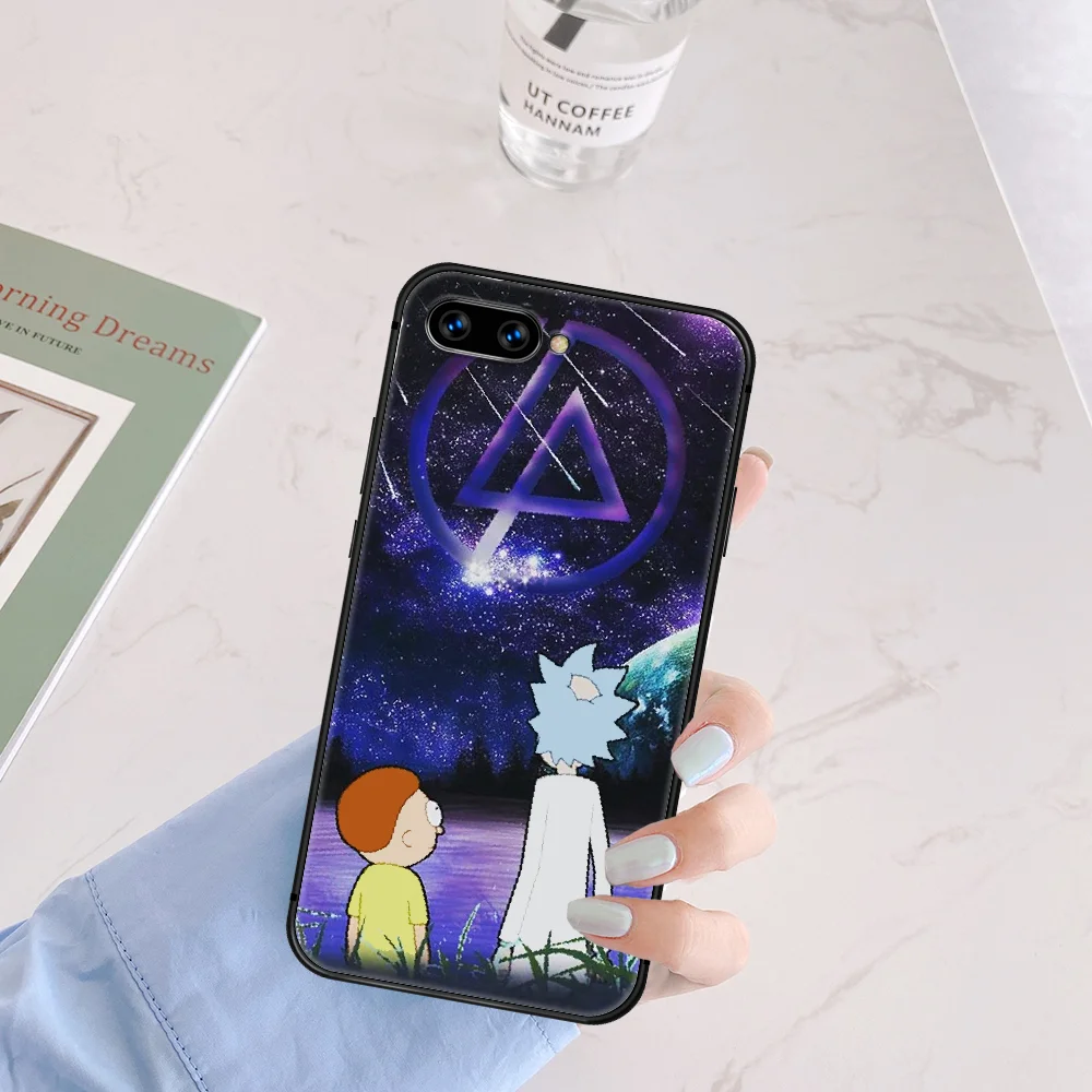 

Cartoon Cute Ricks and Mortys Phone Case Cover Hull For HUAWEI Honor 6A 7A 7C 8 8A 8S 8x 9 9x 10 10i 20 Lite Pro black Cell
