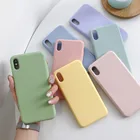 Силиконовый однотонный чехол для телефона XiaoMi Redmi 9 9A 8A 6 6A 7 7A 8 Plus, мягкий чехол ярких цветов для Redmi 3S GO 4A 4X 5 5A PRO