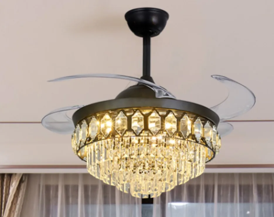 Роскошные выдвижные лезвия из АБС-пластика с Bluetooth 42 дюйма 15 тихий Медный