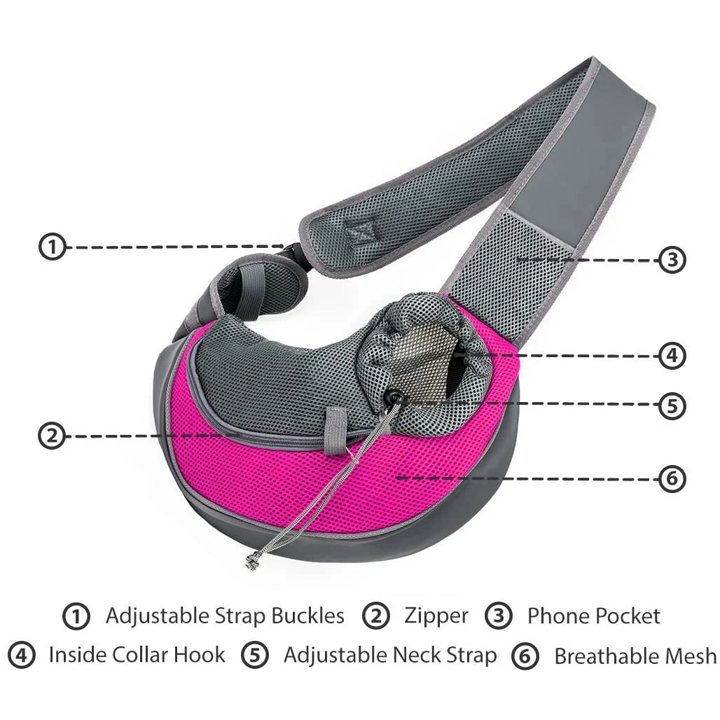 Воздухопроницаемая переноска для собак Pretty & Better уличная дорожная сумка Сетчатая