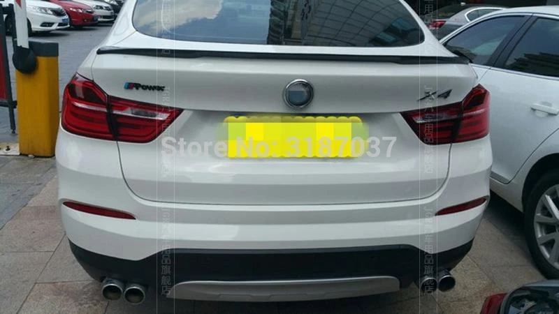 Спойлер для BMW X4 F26 2015 2016 АБС пластик Неокрашенный задний спойлер на крыло крышу