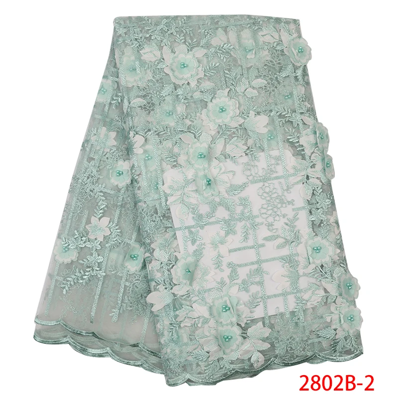 Кружевные 3D тюлевые кружева с цветами новейшие Африканские 2019 Вышитое