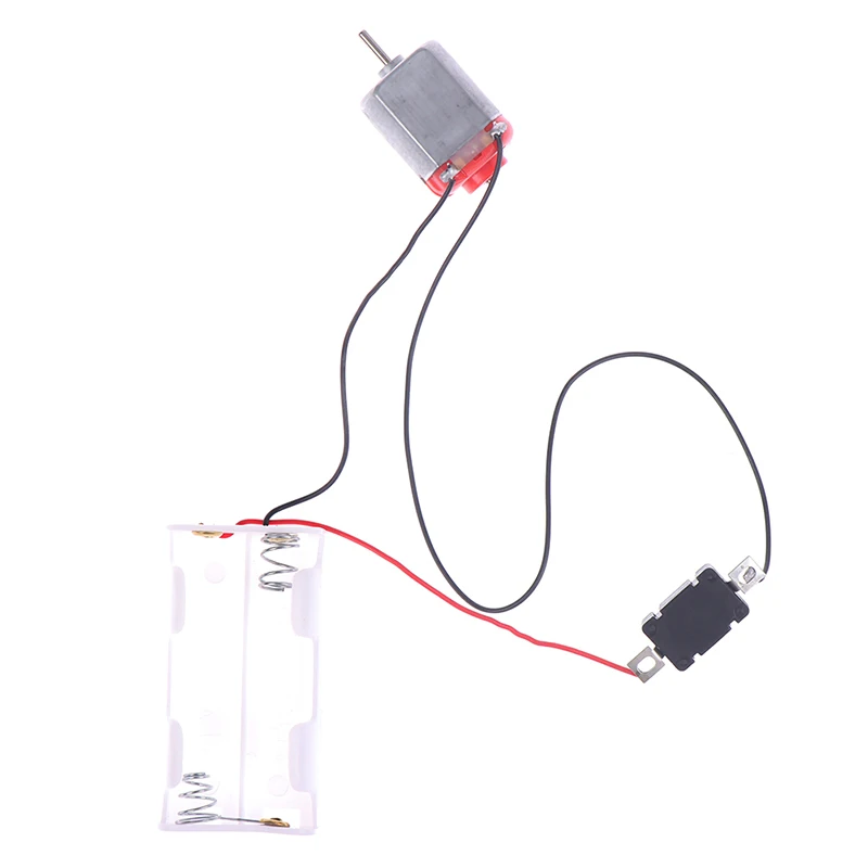 Комплект двигателя 130 с 2 чехлами и переключателями для хранения батарей AA 16500