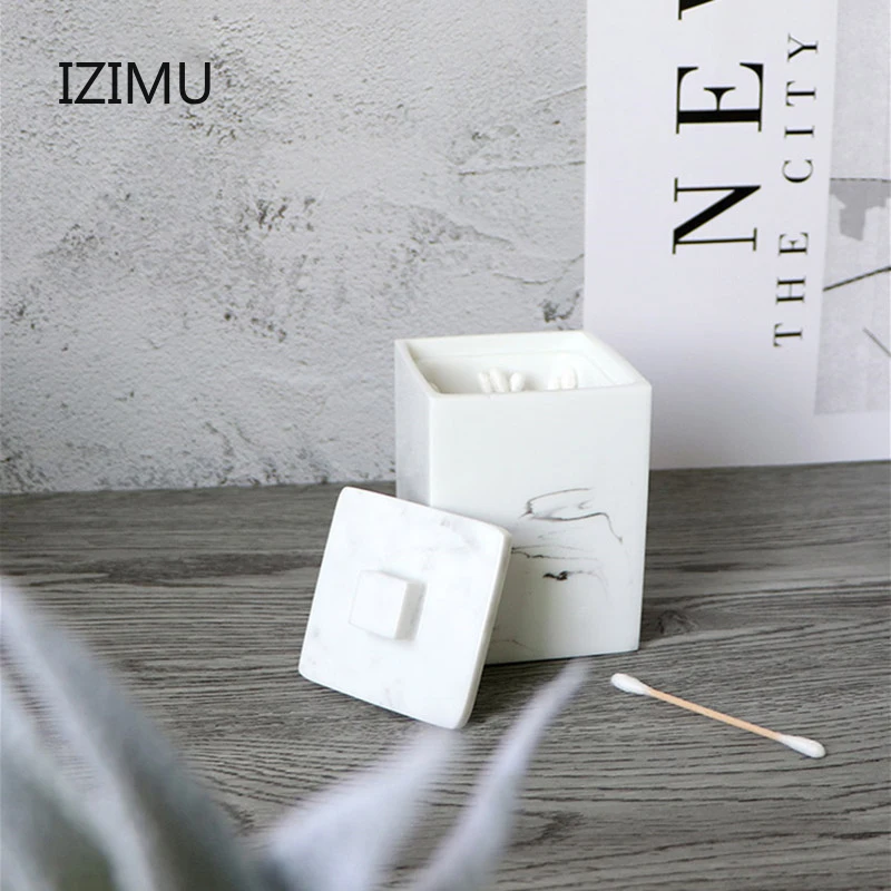 izimu light luxury marble stripe resin wash set soap dispenser gargle cup toothbrush holder soap dish bathroom bath supplies free global shipping