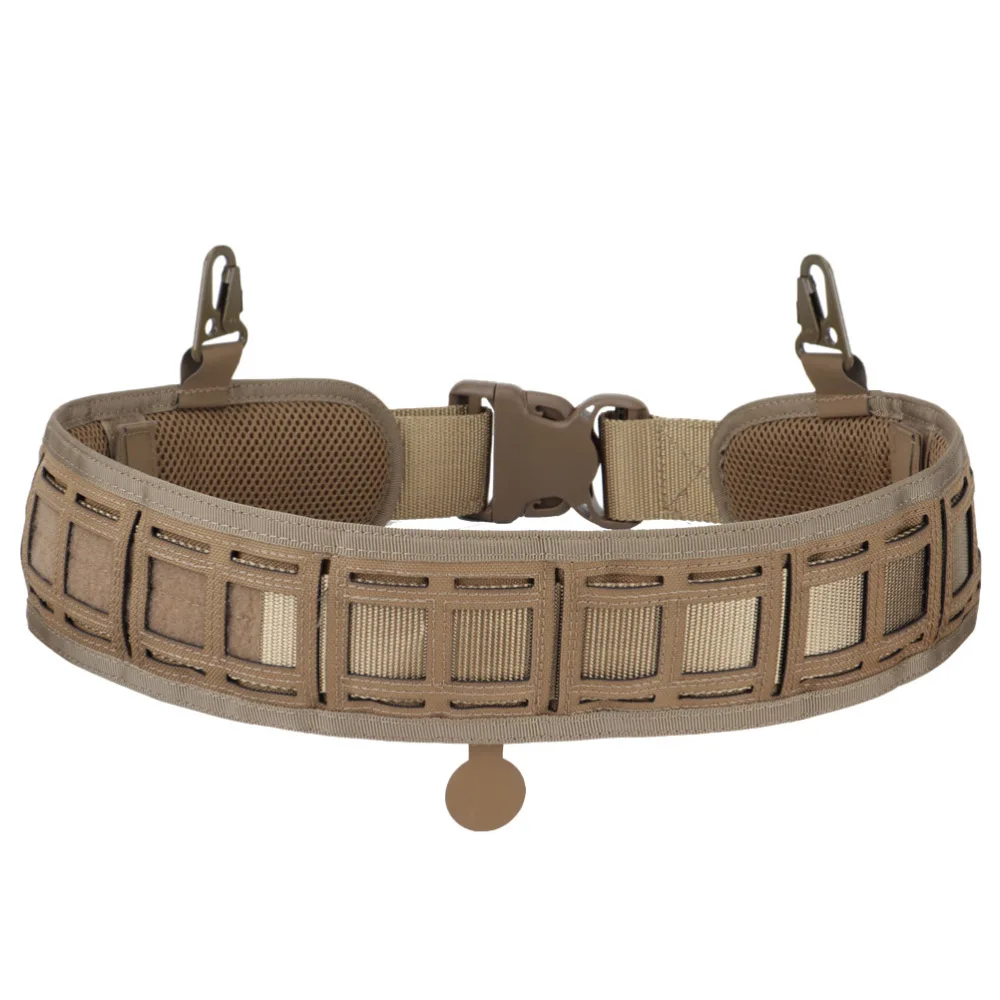 

Hunting Molle Girdle Waist Belt Adjustable Hook-and-Loop Belt Waistband for Outdoor Sport (CP)