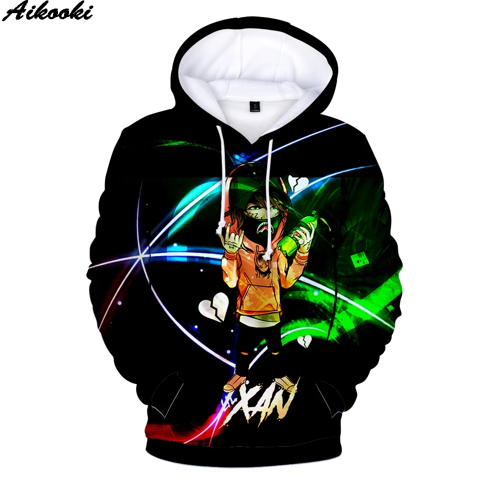 Классические толстовки lil xan xanarchy для мужчин и женщин с 3D принтом мужские осенние