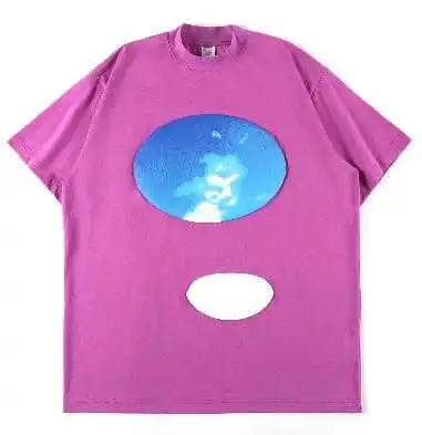 Новинка 2021, футболки с изображением Иисуса и короля из серии Чикаго, футболки с изображением Иисуса и картины маслом, футболки Kanye West для муж...