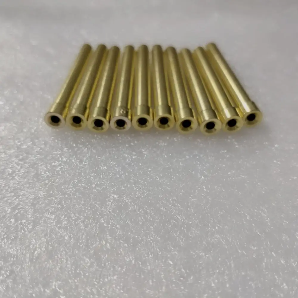 10 шт. Клин Tig Цанга 50 мм Длина аргон Сменные вольфрамовые электродные цанги для