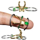 Новый дизайн Скандинавская мифология творческая личность три в одном кольцо с короной Loki кольцо шлем мужские и женские мужские трендовые Ювелирные изделия Подарки