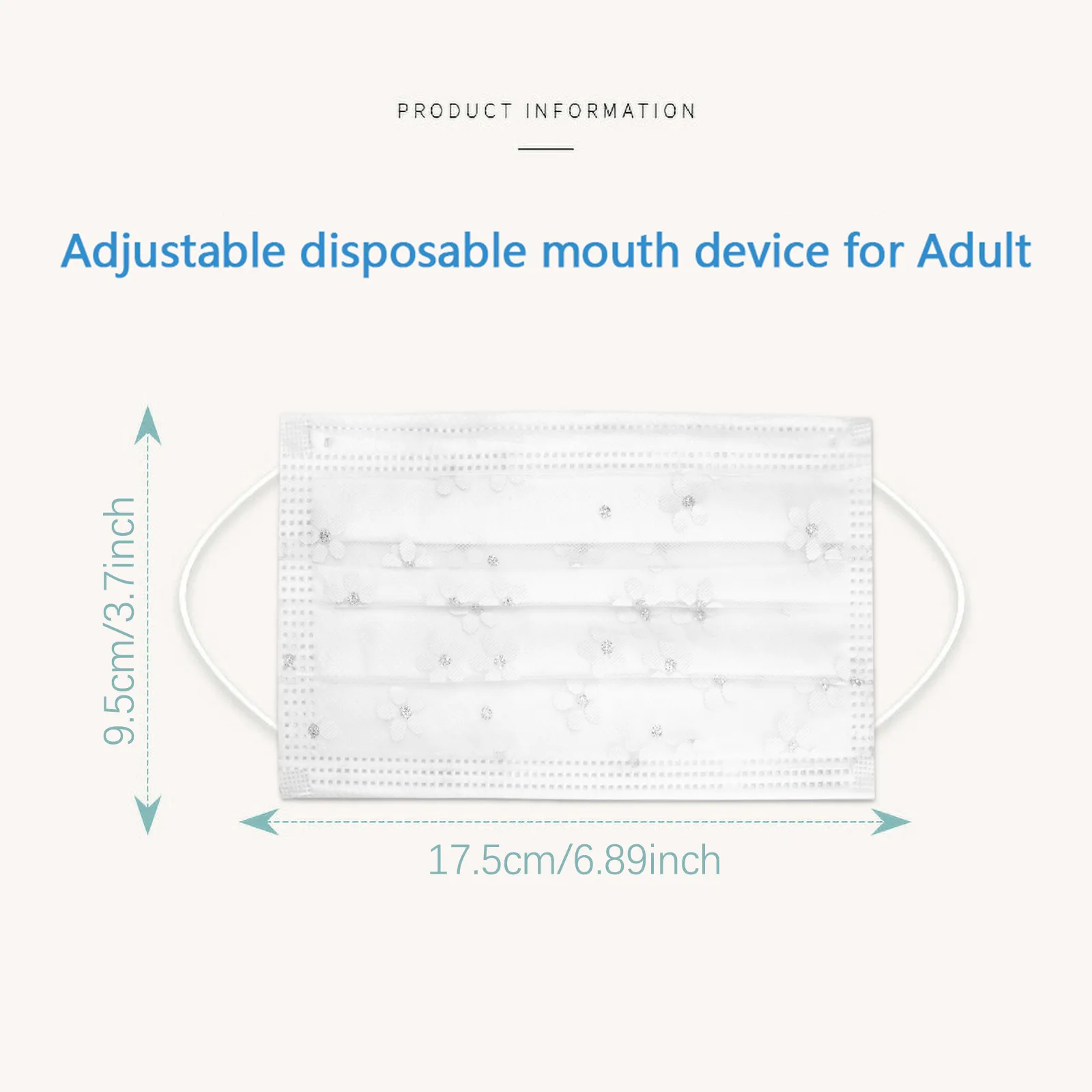 

10/100pcs Lace Gauze Adult Disposable Face Masks Industrial 3ply Ear Loop Adult Disposable Facemasks Mascarillas Infantiles Mask