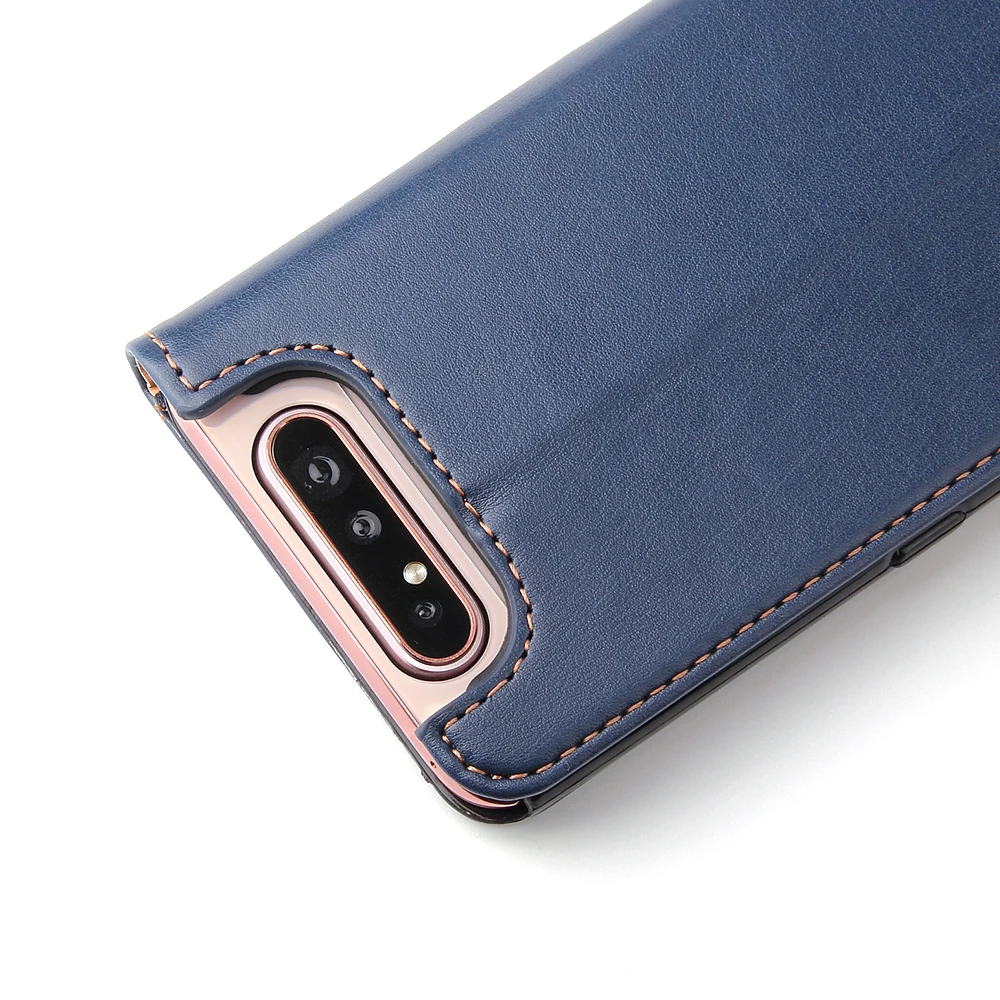 Для Galaxy A 80 чехол роскошный Премиум кожаный для samsung A80 кошелек держатель карты