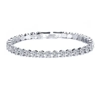 vintage crystal simple diamond chain bracelets for women bangles fashion jewelry