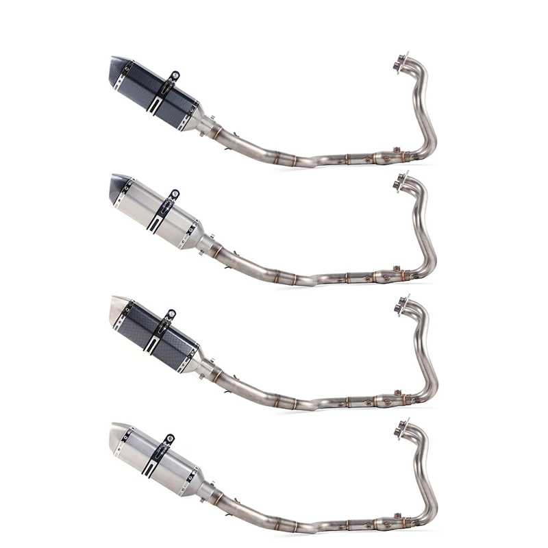 

Для Kawasaki Ninja 250 250R 300 Ninja250 Ninja300 средняя труба со стандартной выхлопной системой мотоцикла без застежки