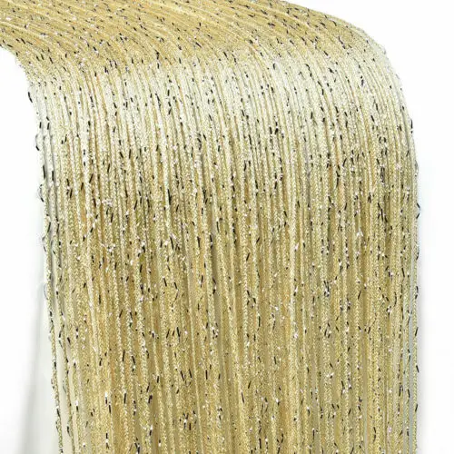 Гирлянда для штор 3 х м блестящая кисточка струн декоративная разделительная